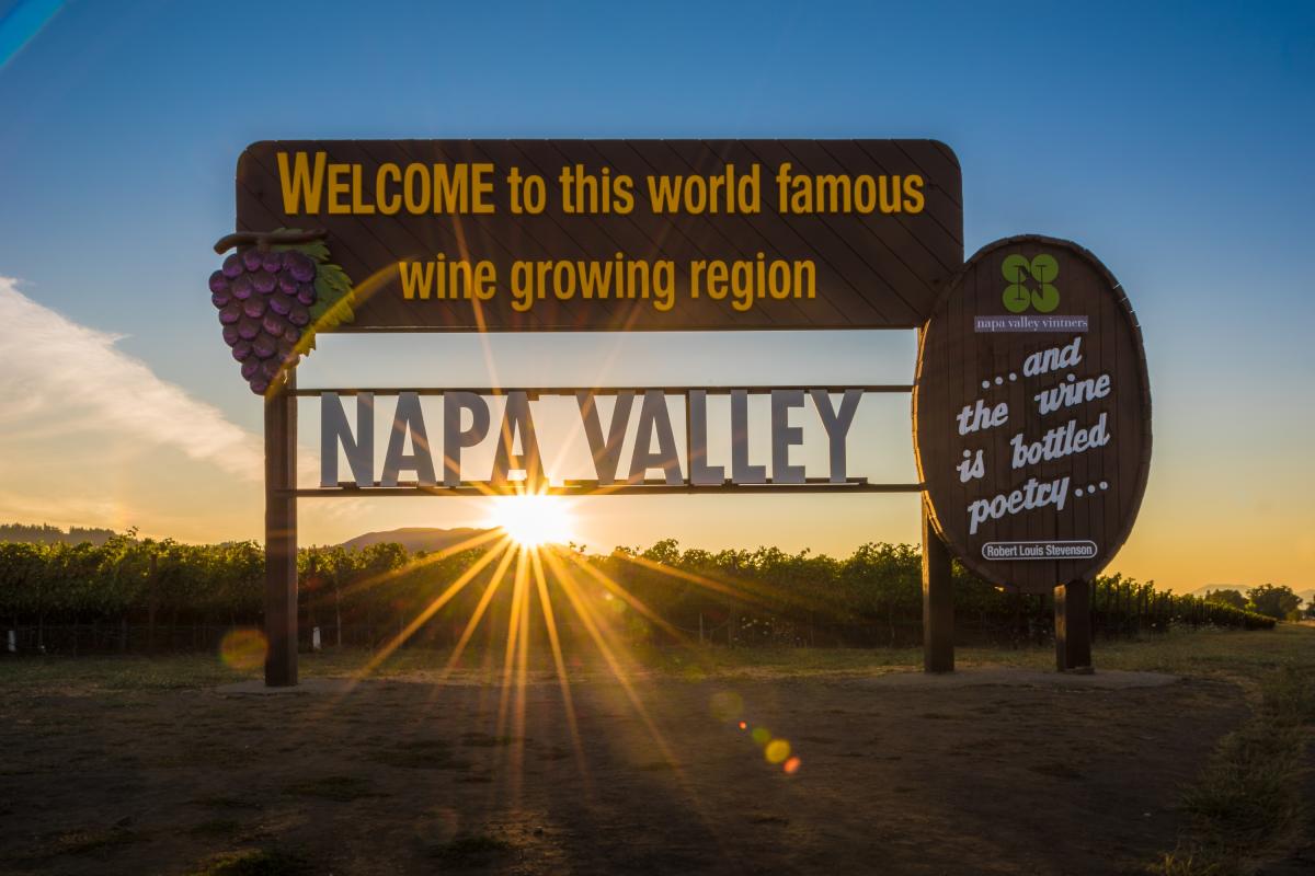 Napa Valley World Famous Wine Growing Region